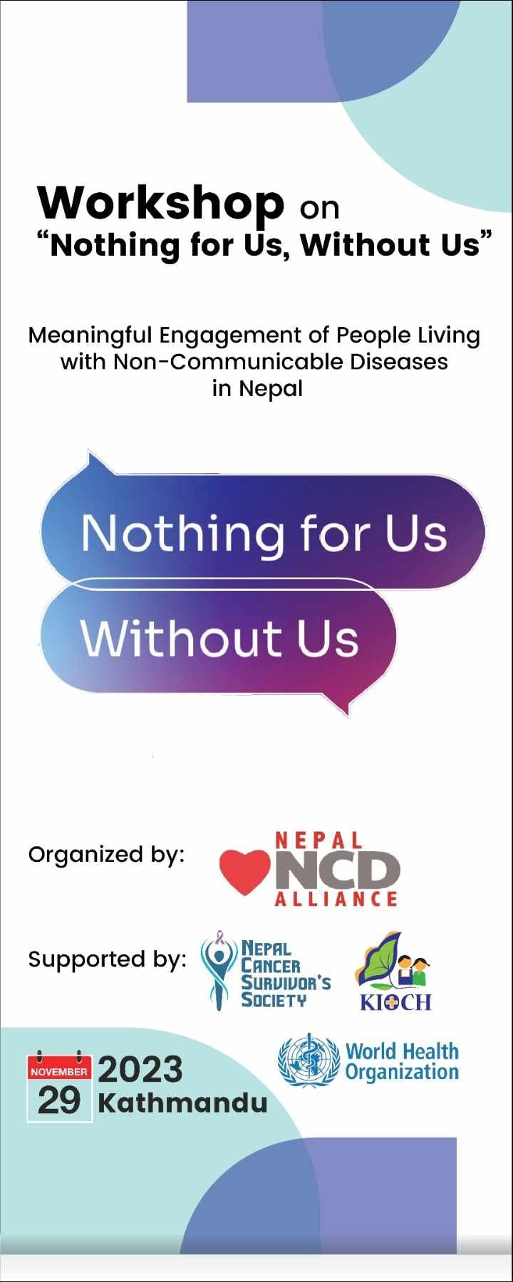 Empowering Voices: Workshop on Non-Communicable Diseases in Nepal